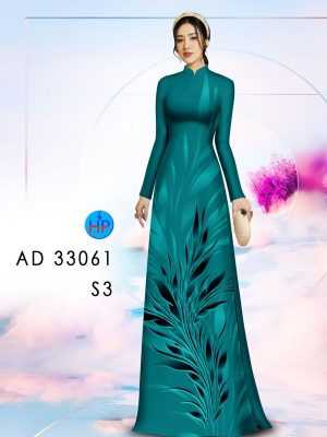 Vải Áo Dài Hoa In 3D AD 33061 18